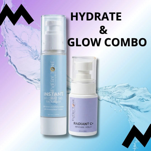 Instant Hydrating Face Mask & Radiant C+ Serum