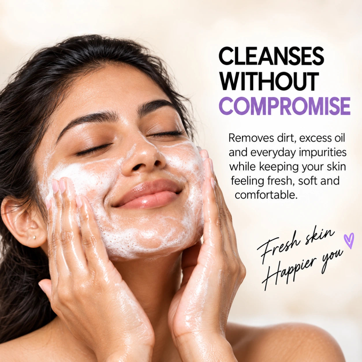 Radiance C+ face wash off cleanser